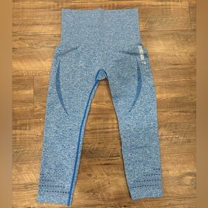 Gymshark XS Contour Leggings Color Blue. Lightly Used.
